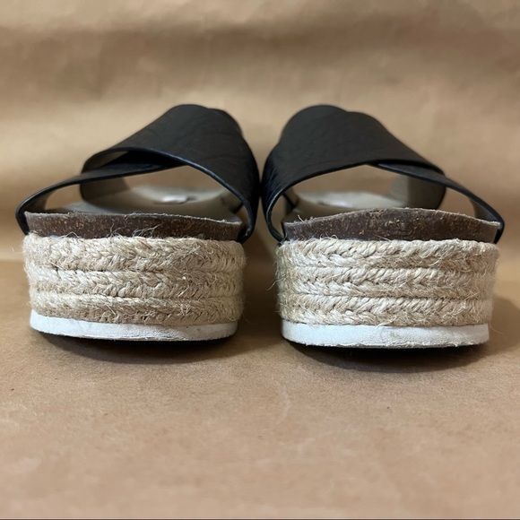 Steve Madden | Hassie Platform Chunky Espadrille Open Toe Slide Sandal Size 7 - Picture 4 of 11